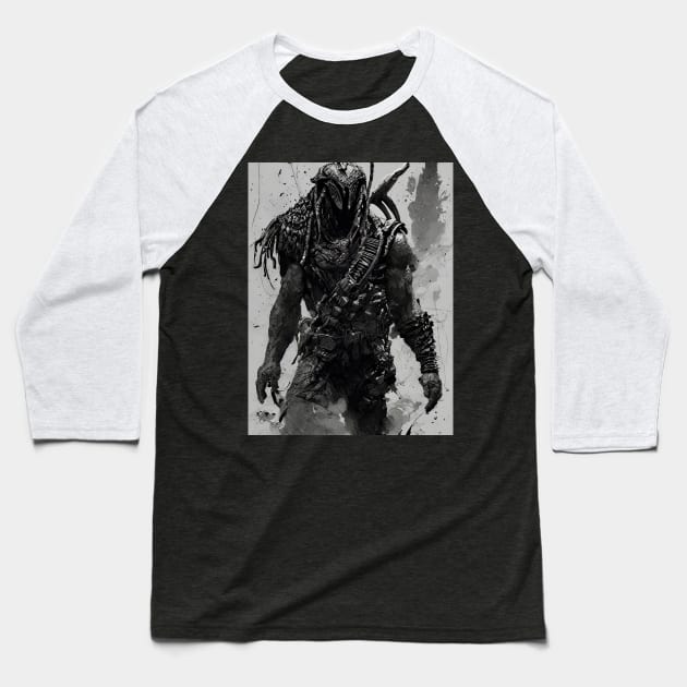 Yautja Clan Leader Baseball T-Shirt by Quotechella Merch